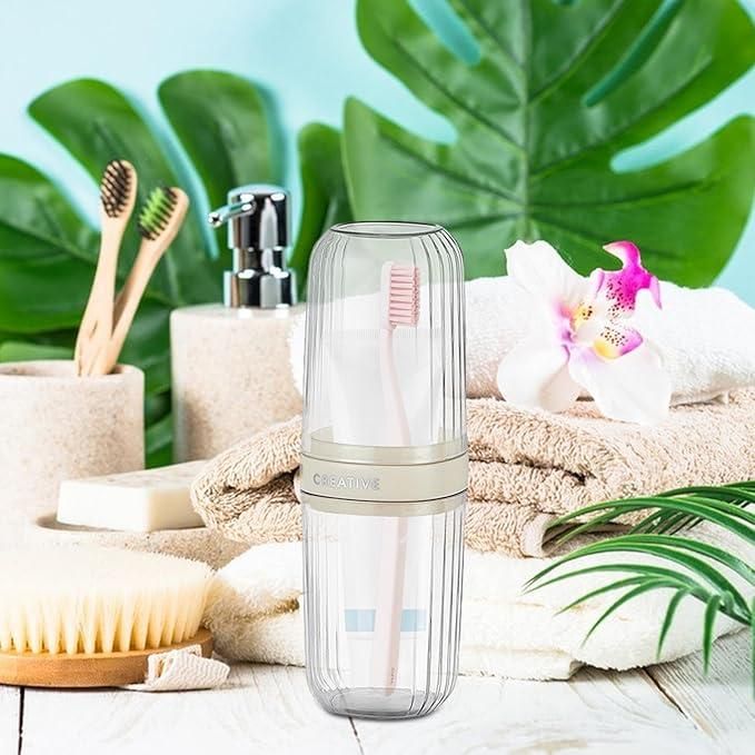 Portable Toothbrush Storage Box Pack of 2